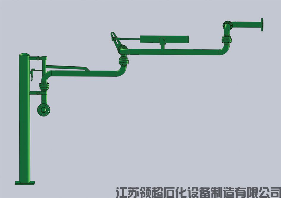 新疆昌吉客戶定制的AL2503汽車底部卸車鶴管已發(fā)往使用現(xiàn)場(1)