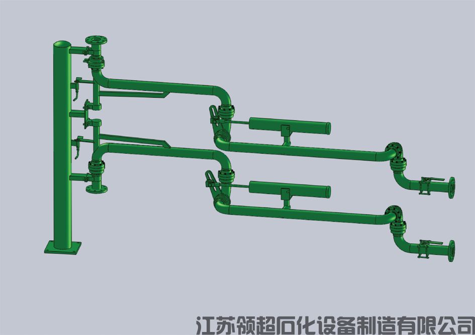 湖北荊州定制采購(gòu)的一批液氯裝車用AL1512裝車鶴管已發(fā)往使用現(xiàn)場(chǎng)(1)